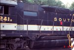 SOU 241 was involved in a sideswipe accident